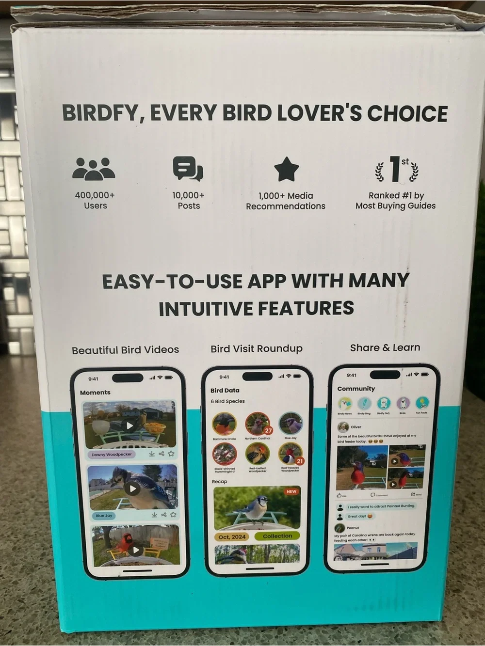 Birdfly Smart Bird Feeder with Camera - NEVER OPENED